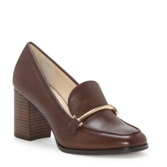 Enzo Angiolini "Mardie" Brown Leather Pump - Picture 16 of 16